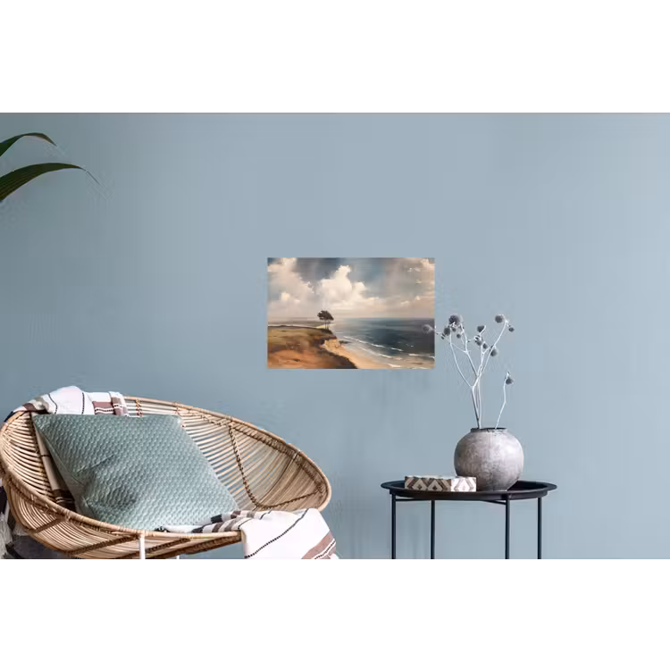 Klif - Zee - Boom Muursticker klein -plant