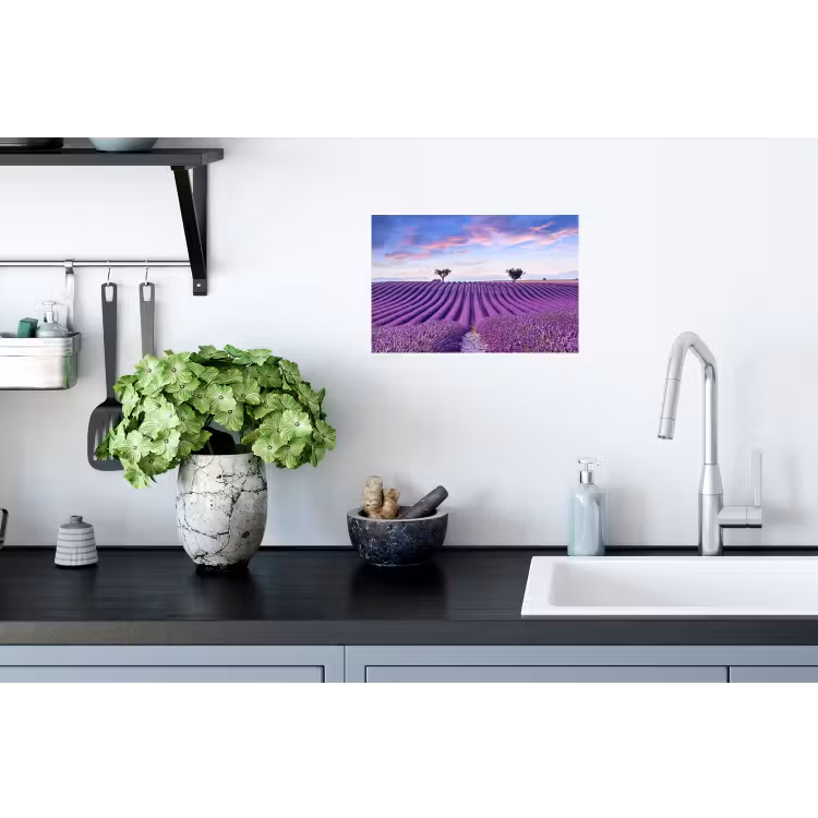 Lavendel - Natuur - Paars - Bomen - Bloemen Muursticker klein -keuken