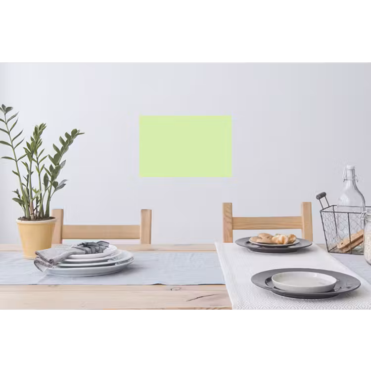 Light - Lime - Groen Muursticker klein 286 -eettafel