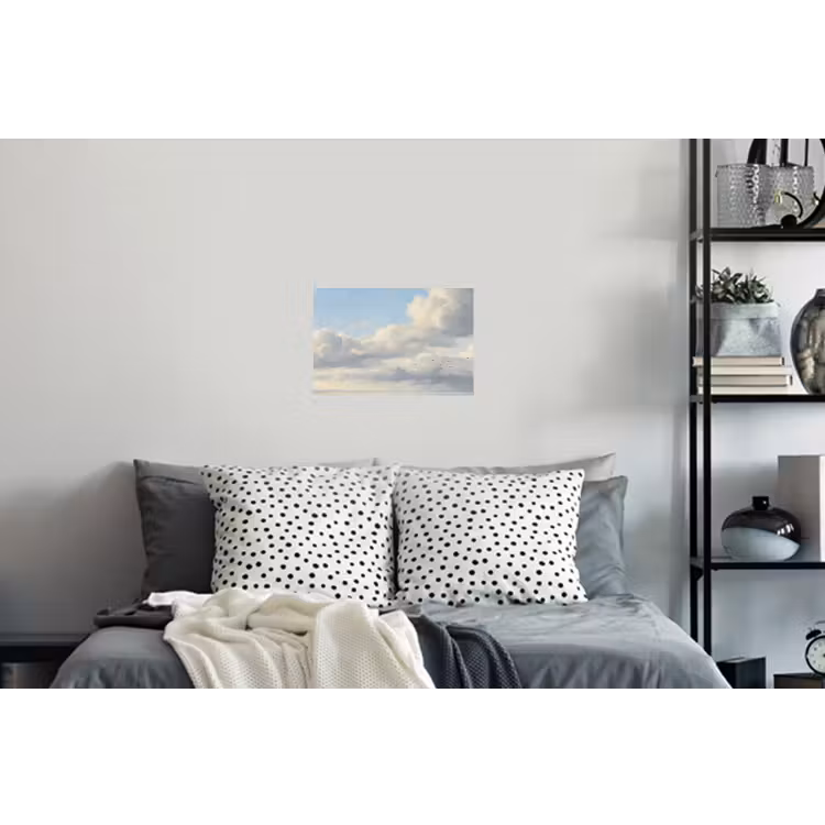 Lucht - Wolken - Natuur - Klassiek - Blauw Muursticker klein -slaapkamer