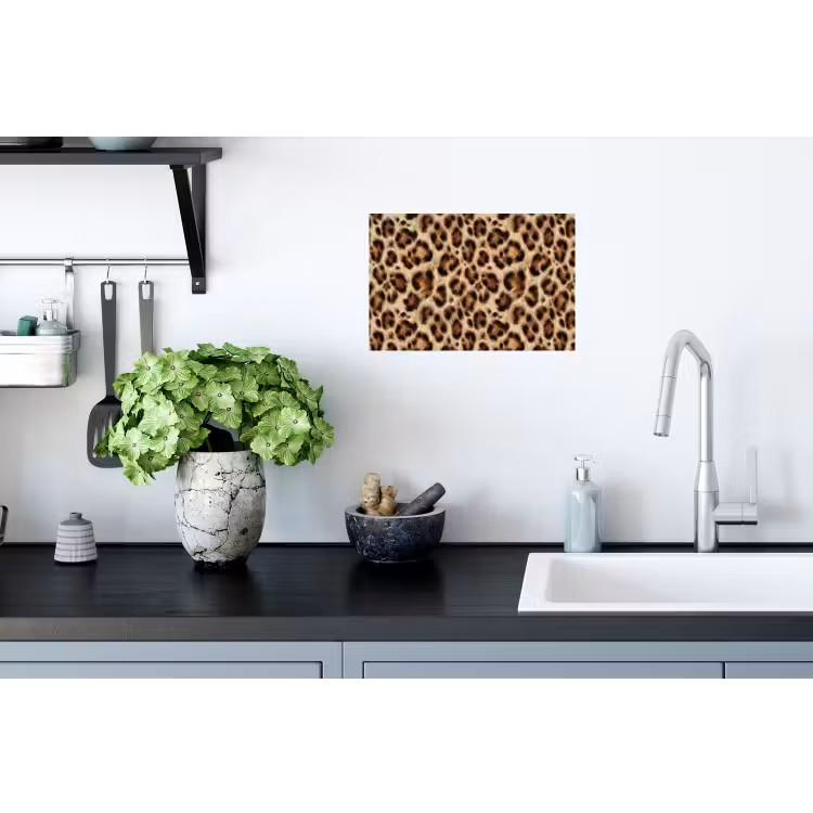 Luipaard - Bruin - Vacht Muursticker klein 286 -keuken