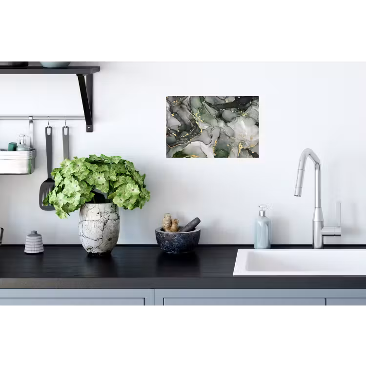 Luxe - Marmer - Groen Muursticker klein -keuken