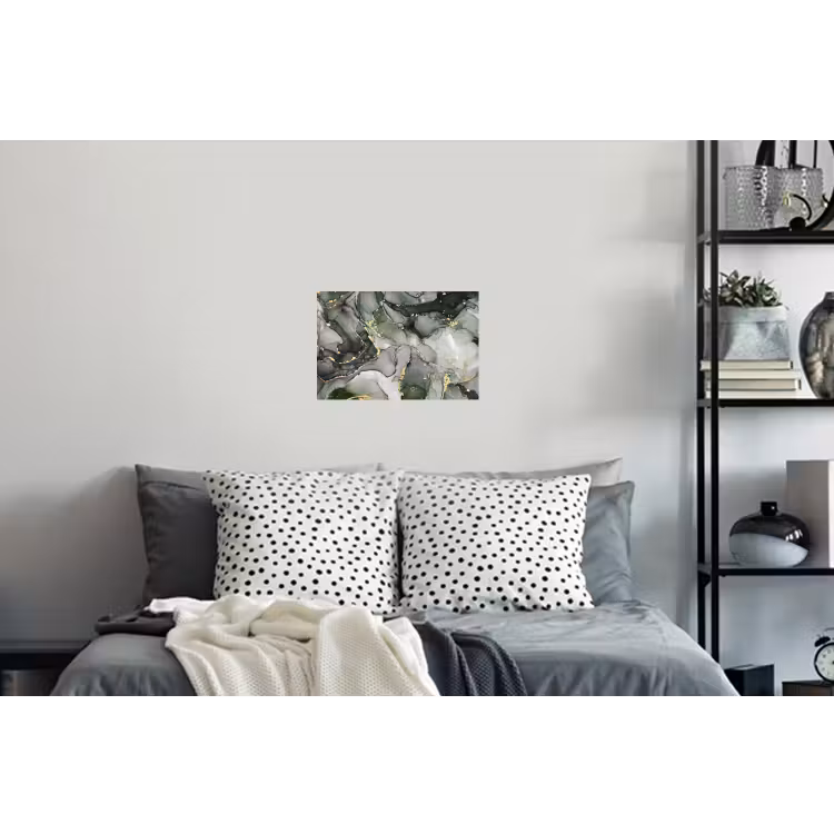 Luxe - Marmer - Groen Muursticker klein -slaapkamer