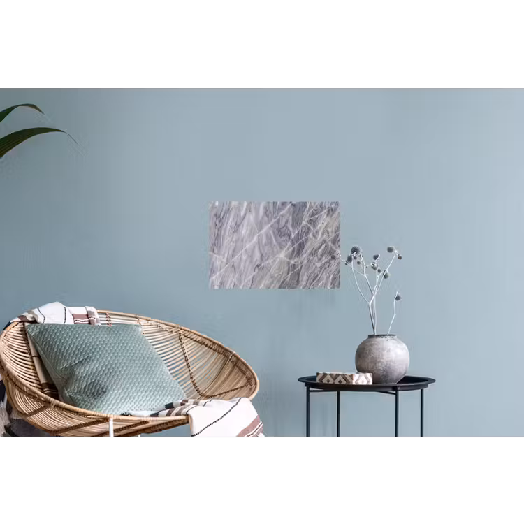 Marmer - Ader - Patroon - Abstract - Grijs Muursticker klein -plant