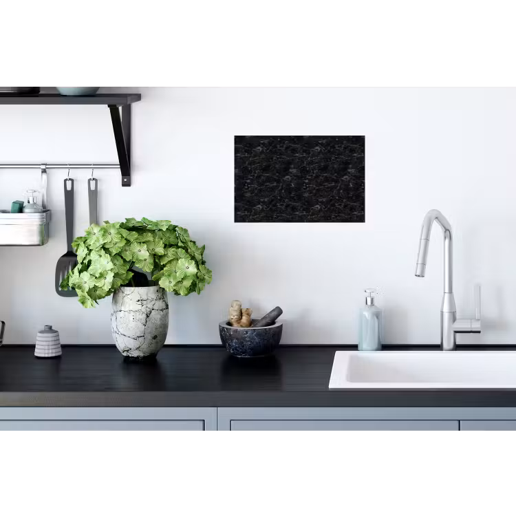 Marmer - Aders - Zwart Muursticker klein 286 -keuken