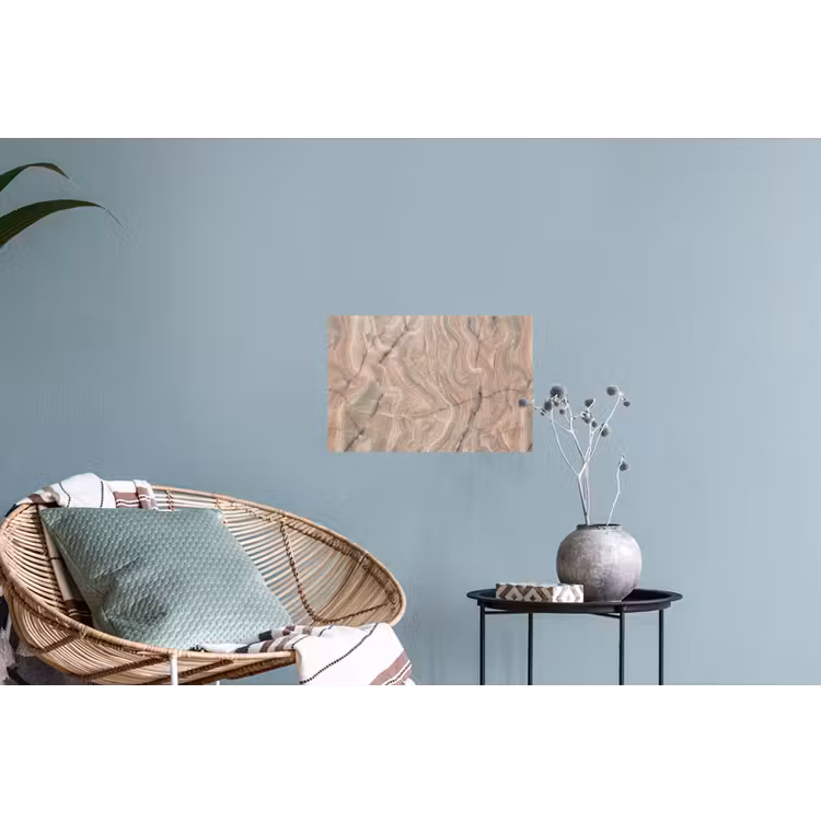 Marmer - Patroon - Abstract - Beige - Groen Muursticker klein -plant
