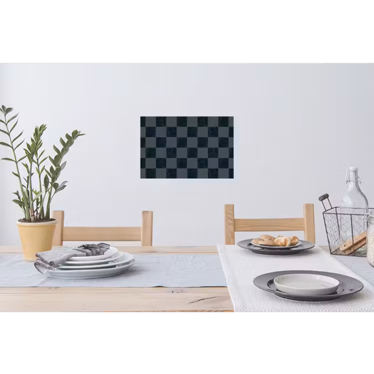 Marmer - Patroon - Antraciet Muursticker klein 286 -eettafel
