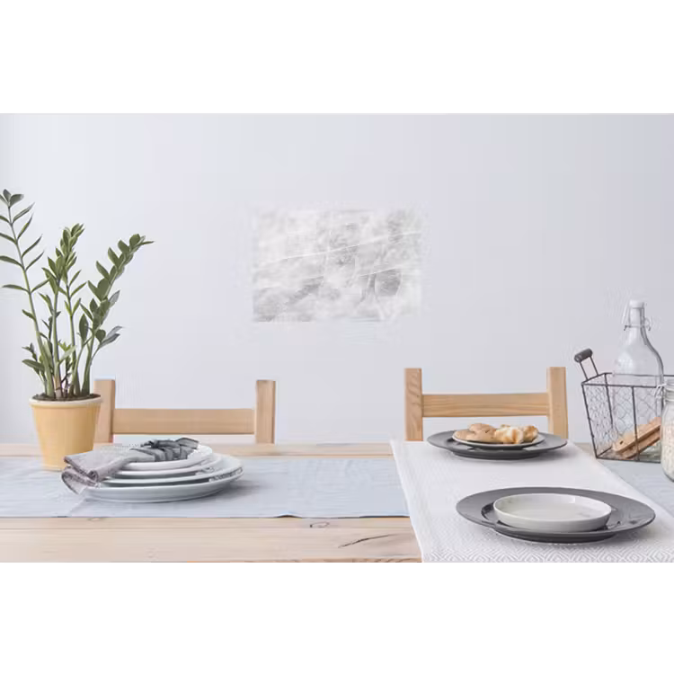 Marmer - Steen - Wit - Luxe - Marmerlook Muursticker klein -eettafel