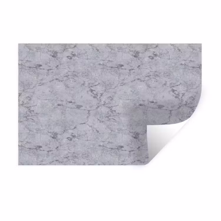 Marmerplaat - Patroon - Grijs Muursticker klein 286 -3d