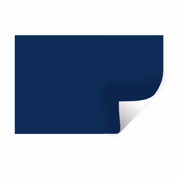 Midnight - Navy - Blauw Muursticker klein 286 -3d