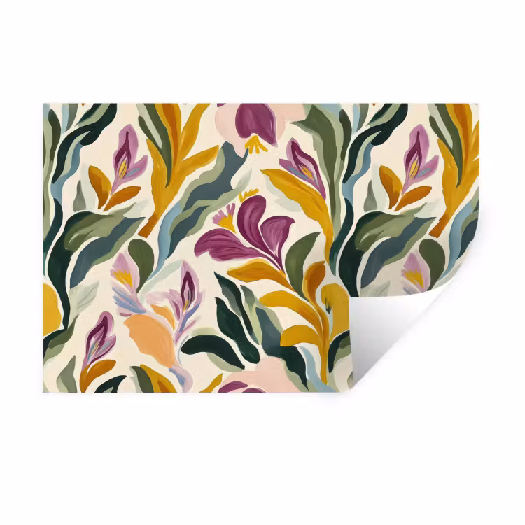 Modern - Abstract - Kleurrijk Muursticker klein 286 -3d