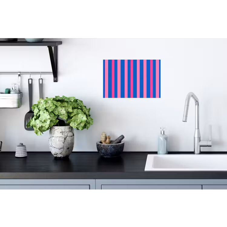 Modern - Optisch - Roze Muursticker klein 286 -keuken