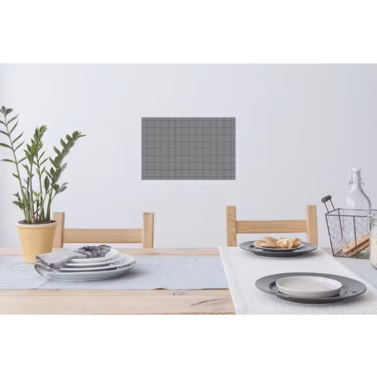 Modern - Patroon - Grijs Muursticker klein 286 -eettafel