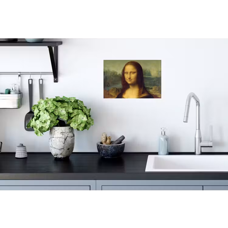 Mona Lisa - Leonardo da Vinci Muursticker klein -keuken