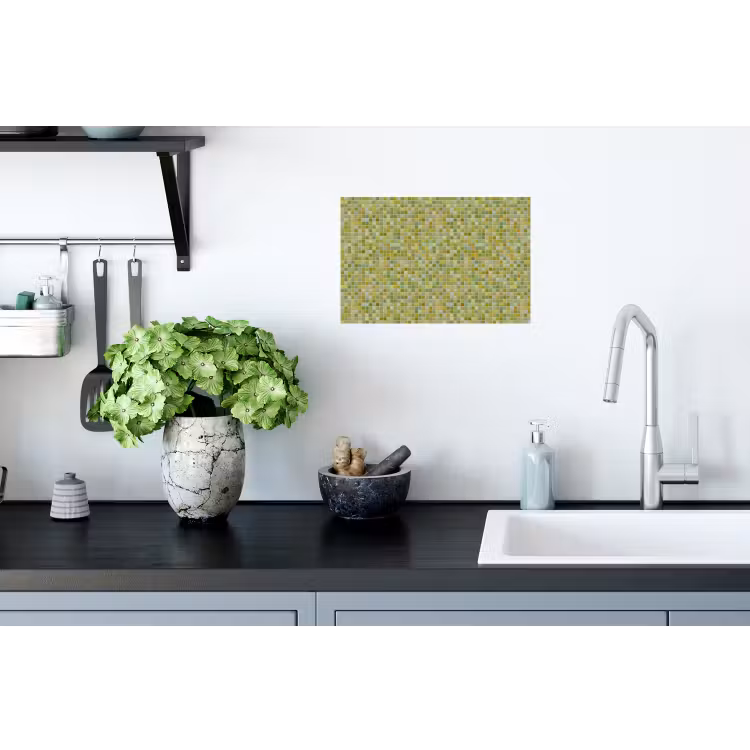 Mozaïek - Patroon - Groen Muursticker klein 286 -keuken