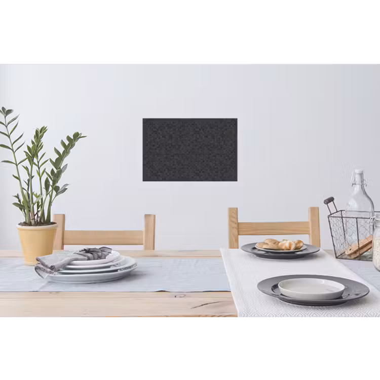 Mozaïek - Patroon - Zwart Muursticker klein 286 -eettafel