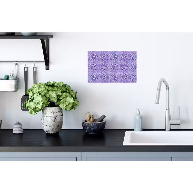 Mozaïek - Tegels - Lila - Amethist Muursticker klein 286 -keuken