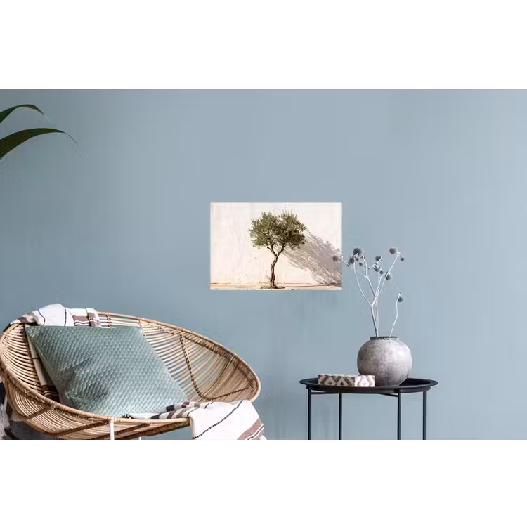 Muursticker - Olijfboom - muur - wit - Olijfboom - muur - wit Muursticker klein