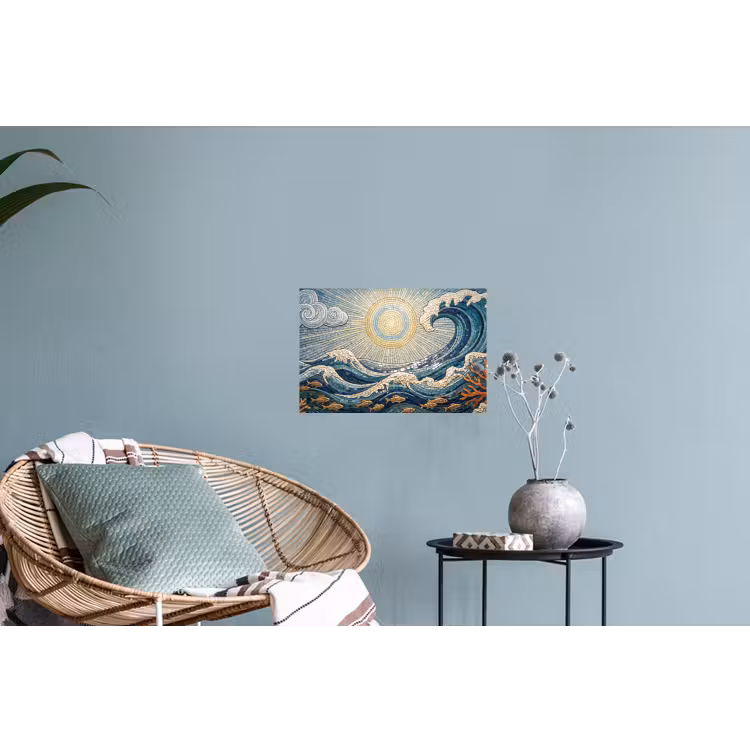 Onderwater - Koraal - Vis - Natuur - Kunst Muursticker klein -plant