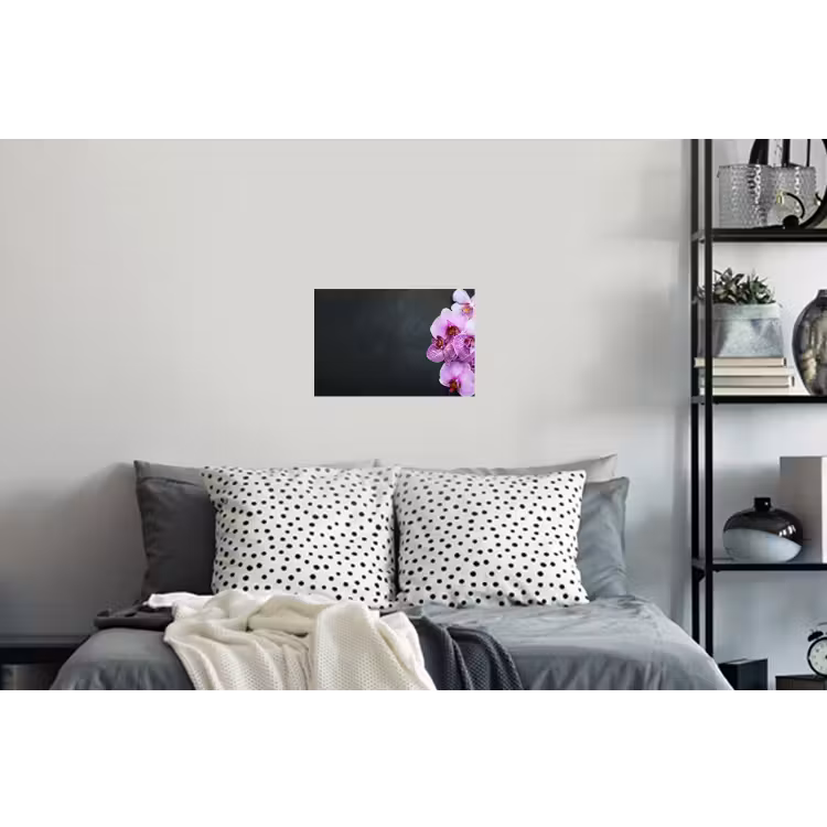 Orchidee - Bloemen - Roze - Flora Muursticker klein -slaapkamer