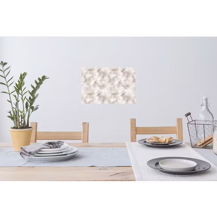Organisch - Patroon - Gemêleerd Muursticker klein 286 -eettafel