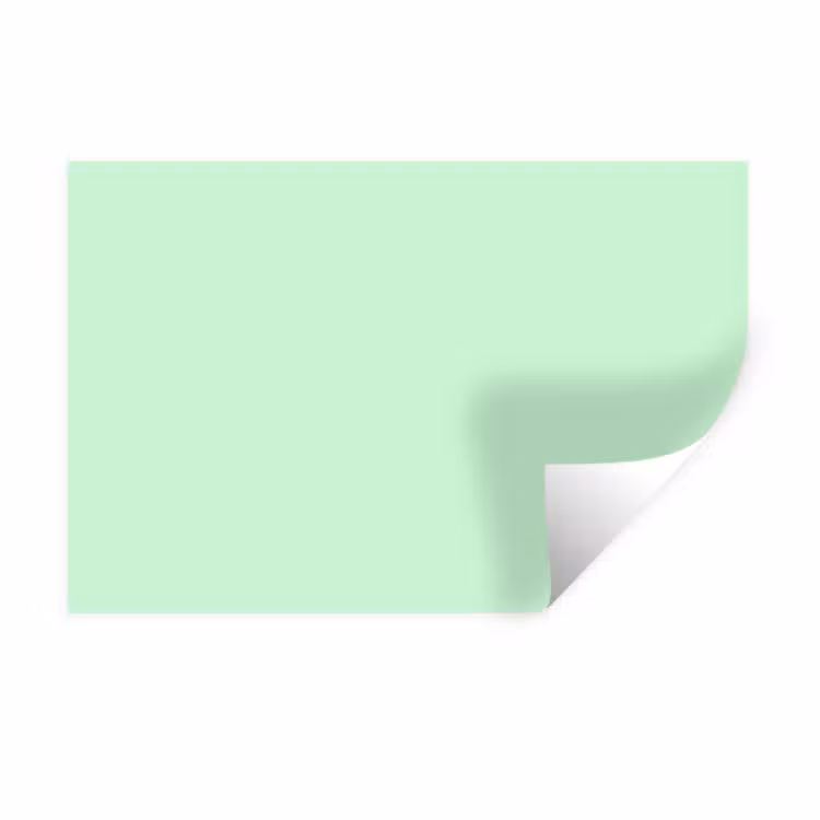 Pale - Mint - Groen Muursticker klein 286 -3d