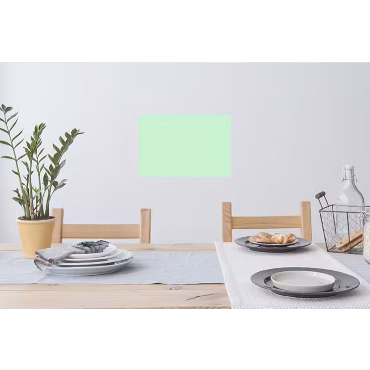 Pale - Mint - Groen Muursticker klein 286 -eettafel