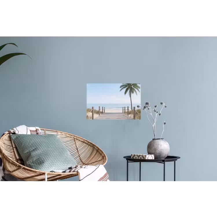 Palmbomen - Pad - Horizon Muursticker klein -plant