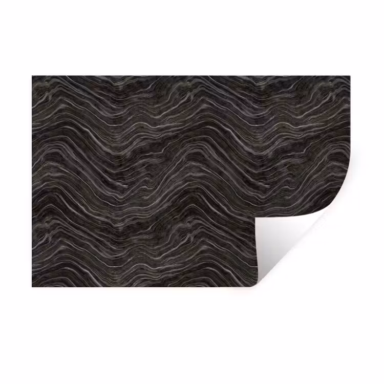 Patroon - Contrast - Antraciet Muursticker klein 286 -3d