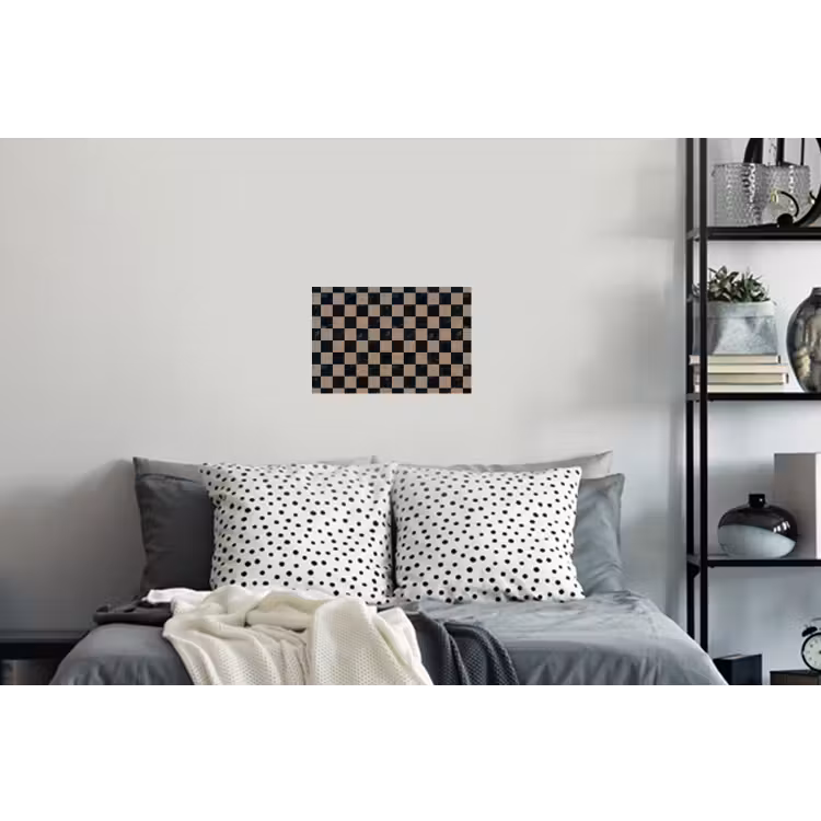Patroon - Dambord - Marmer Muursticker klein 286 -slaapkamer