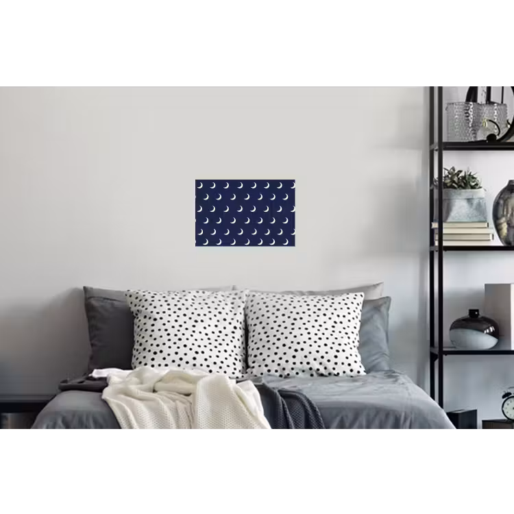 Patroon - Manen - Blauw Muursticker klein 286 -slaapkamer