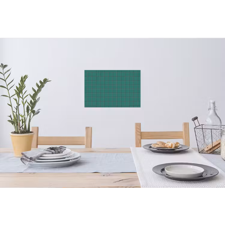 Patroon - Patroon - Smaragd Muursticker klein 286 -eettafel