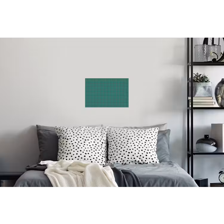 Patroon - Patroon - Smaragd Muursticker klein 286 -slaapkamer