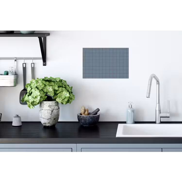 Patroon - Tegel - Blauwgrijs Muursticker klein 286 -keuken