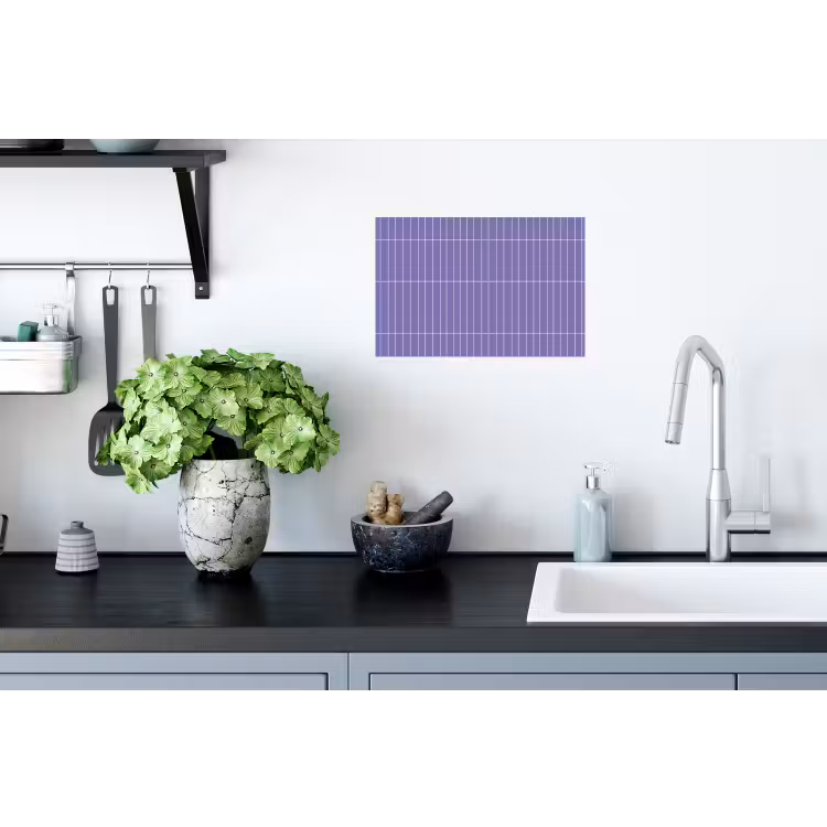 Patroon - Tegel - Lila Muursticker klein 286 -keuken