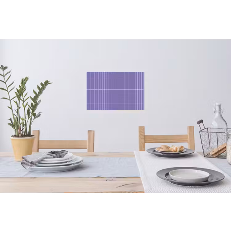 Patroon - Tegel - Lila Muursticker klein 286 -eettafel