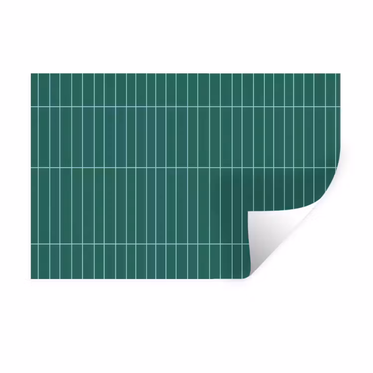 Patroon - Tegel - Saliegroen Muursticker klein 286 -3d