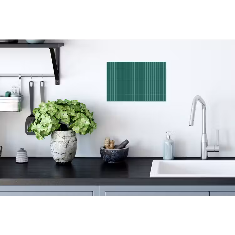 Patroon - Tegel - Saliegroen Muursticker klein 286 -keuken