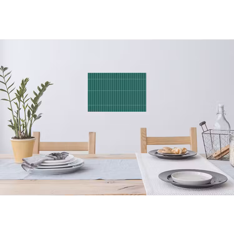 Patroon - Tegel - Saliegroen Muursticker klein 286 -eettafel