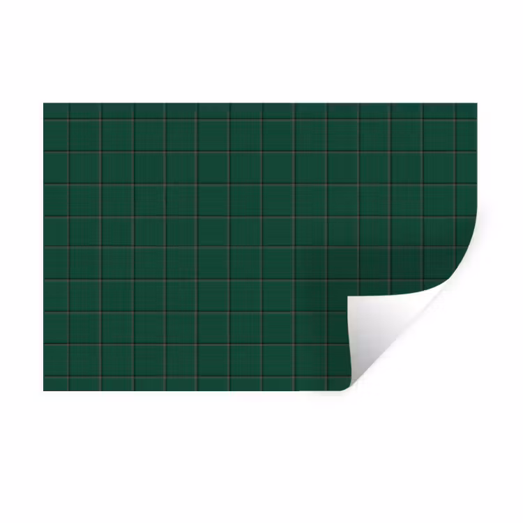 Patroon - Tegels - Dennen - Groen Muursticker klein 286 -3d
