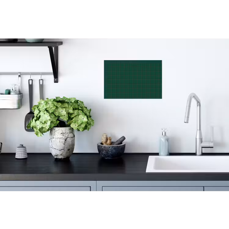 Patroon - Tegels - Dennen - Groen Muursticker klein 286 -keuken