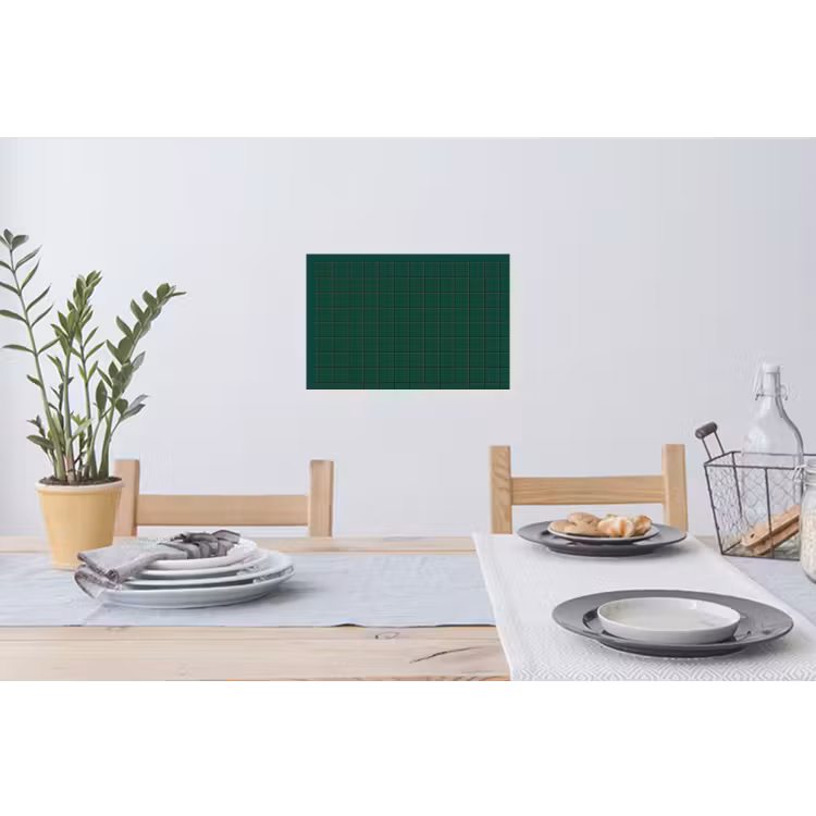 Patroon - Tegels - Dennen - Groen Muursticker klein 286 -eettafel