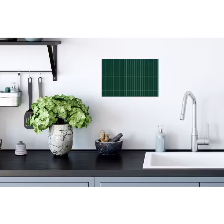 Patroon - Tegels - Donkergroen Muursticker klein 286 -keuken