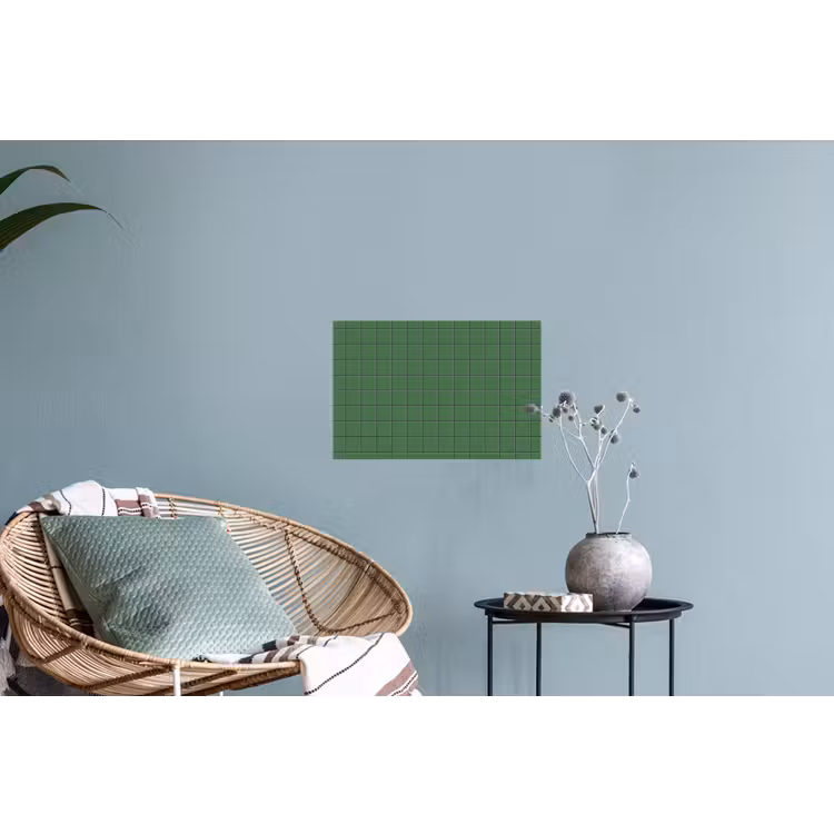 Patroon - Tegels - Groen Muursticker klein 286 -plant