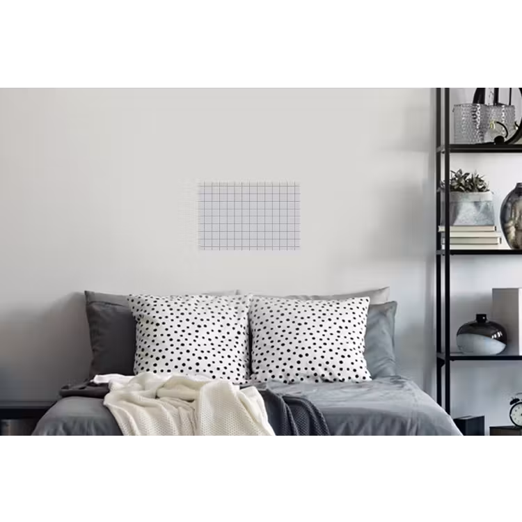Patroon - Tegels - Licht - Grijs Muursticker klein 286 -slaapkamer
