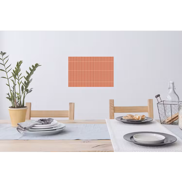 Patroon - Tegels - Terracotta Muursticker klein 286 -eettafel