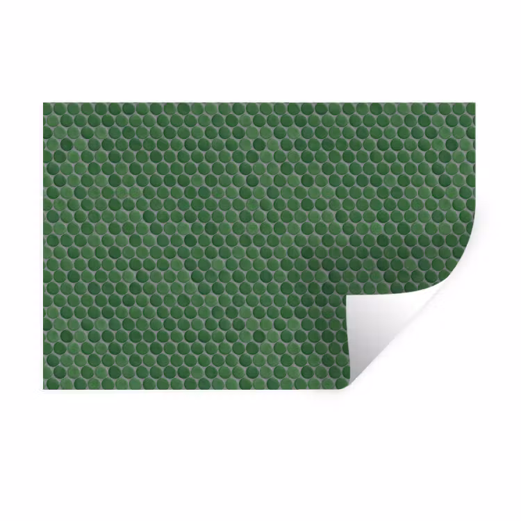 Penny - Mozaïek - Bosgroen - Green Muursticker klein 286 -3d