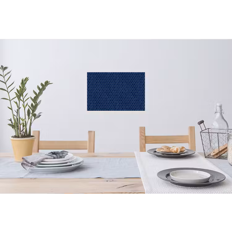Penny - Mozaïek - Donkerblauw Muursticker klein 286 -eettafel