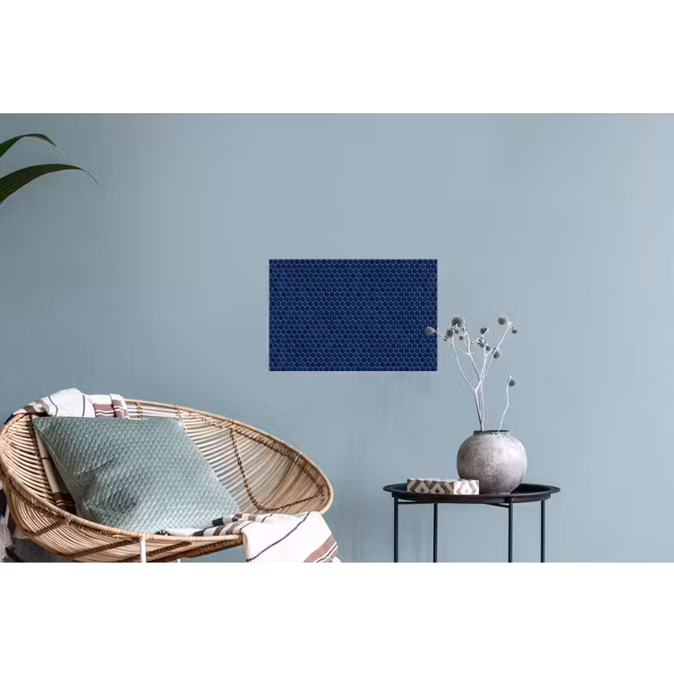 Penny - Mozaïek - Donkerblauw Muursticker klein 286 -plant