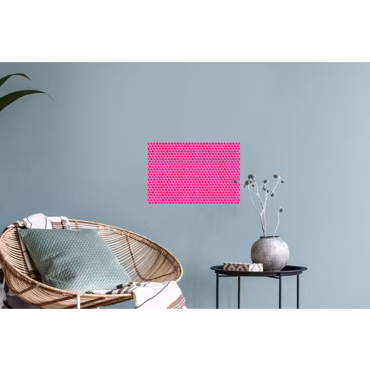 Penny - Mozaïek - Felroze Muursticker klein 286 -plant